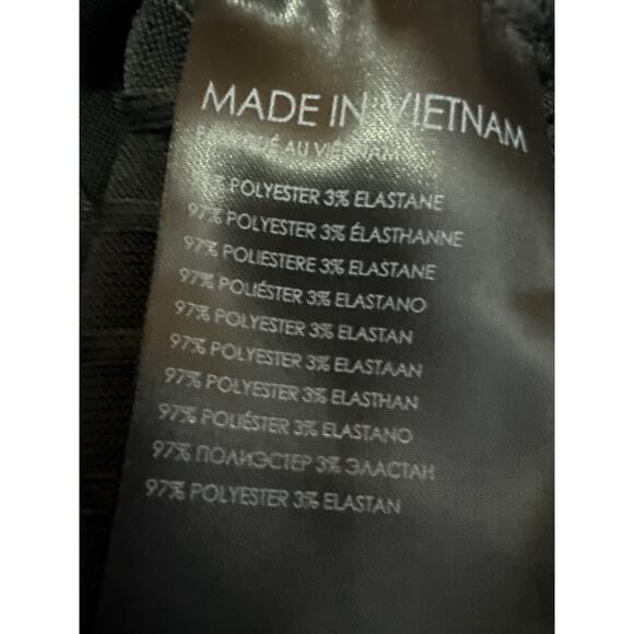 Club Monaco Women's Black Off The Shoulder Ribbed Twist Front Blouse Top Size S - Picture 4 of 4